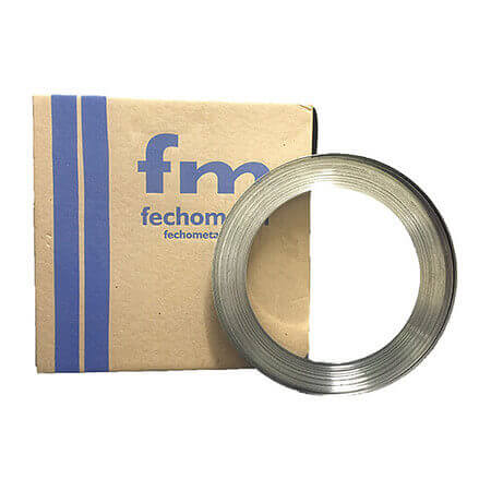 FTA8211254035N: 1 inch x 100 ft. x 0.044 Roll 201 Stainless Steel Banding